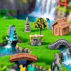 Fairy Garden Accessories 20Pcs Fairy Garden Bridge Pond Waterfall Kit | - Image 4