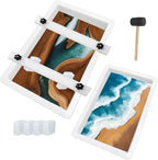 2Pcs Large Epoxy Mold with Clamping System 19.5x11x3 inch 15.8x9x3 inch by ModWgGuo
