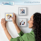 4x4 Picture Frames with 3x3 Mat, 6 Pack, Contemporary, Inspirations | These - Image 8