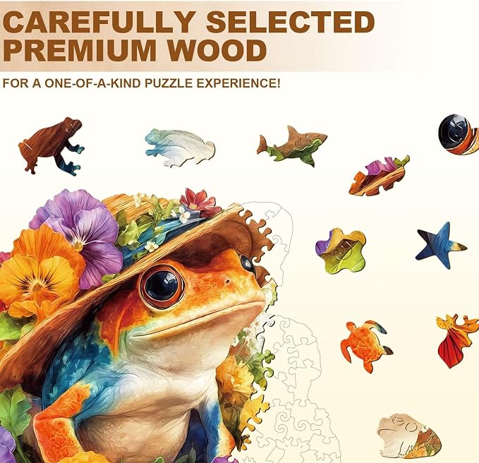 Flower Frog Puzzles Adults Gifts - Image 3