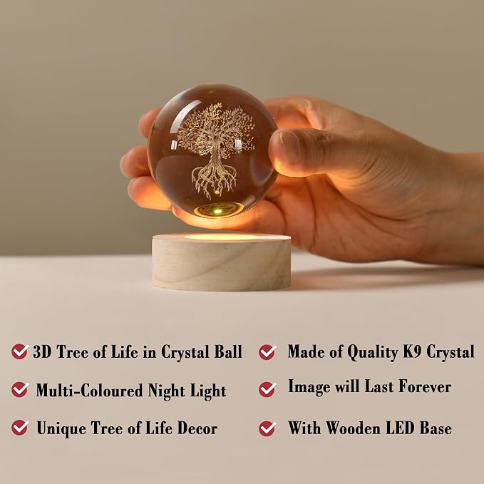 IFOLAINA Tree of Life Crystal Ball Birthday Gifts - Image 3