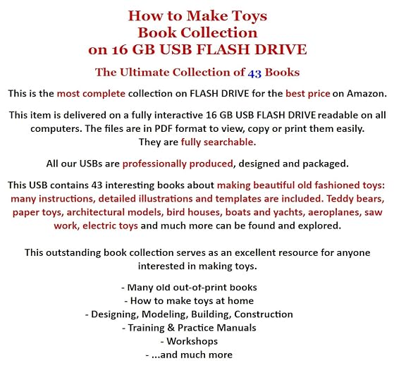 43 BOOKS - How to Make Toys - Vintage, Woodwork - Toy Making - USB FLASH DRIVE - Image 2