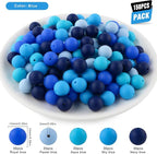 150Pcs Silicone Beads 15mm Mix Color, Bulk Silicone Beads 15mm - Image 2