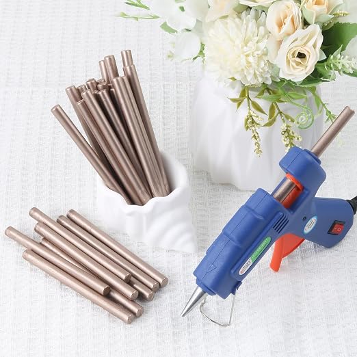 60pcs Wax Seal Sticks, Champagne Gold Sealing Wax Sticks, HOSEALING Glue Gun - Image 6
