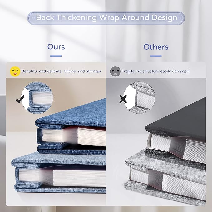 Popotop Large Photo Album Self Adhesive 4x6 5x7 8x10 Scrapbook Album DIY - Image 6