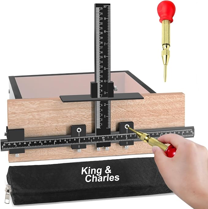 King&Charles Aluminum Cabinet Hardware Jig&Auto Center Punch | Avoid Jitter by King%26Charles