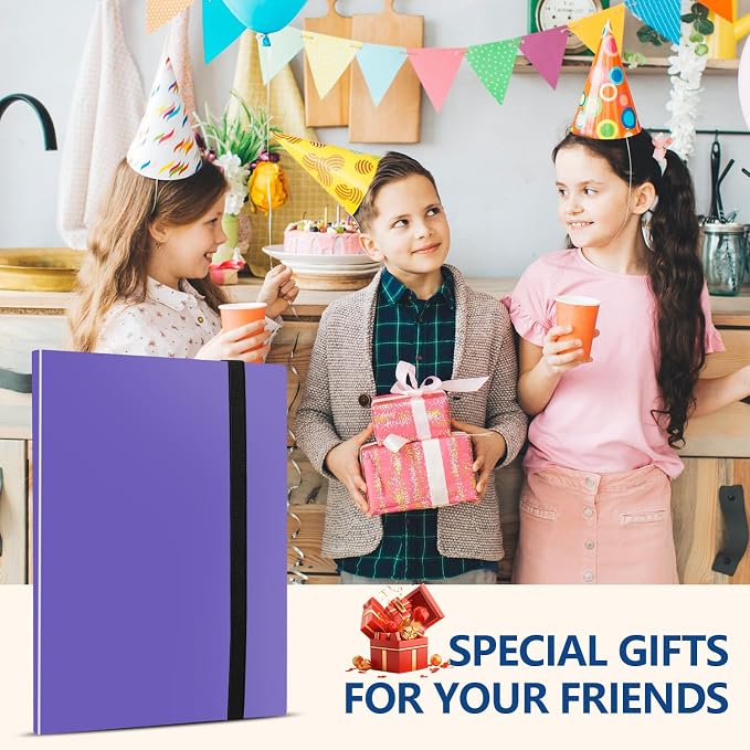 Card Binder, EDUDIIU 9 Pockets Premium Trading Card Binders, Cards Collection - Image 8