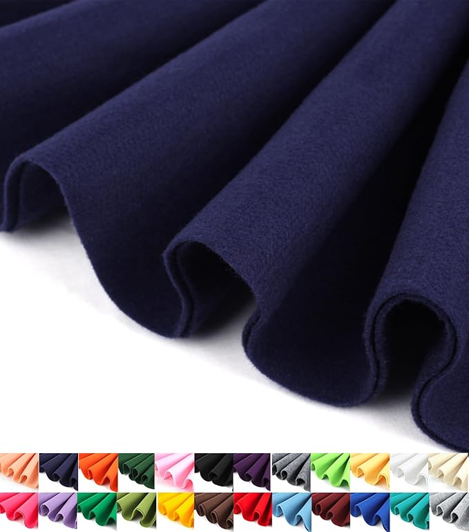 Barcelonetta | Felt Fabric | 72" Wide | 1.6mm Thick | Acrylic & Soft | Felt by by Barcelonetta