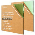 1/8 Thick 12 x 12 inch Translucent Acrylic Sheets by gdhwcxl