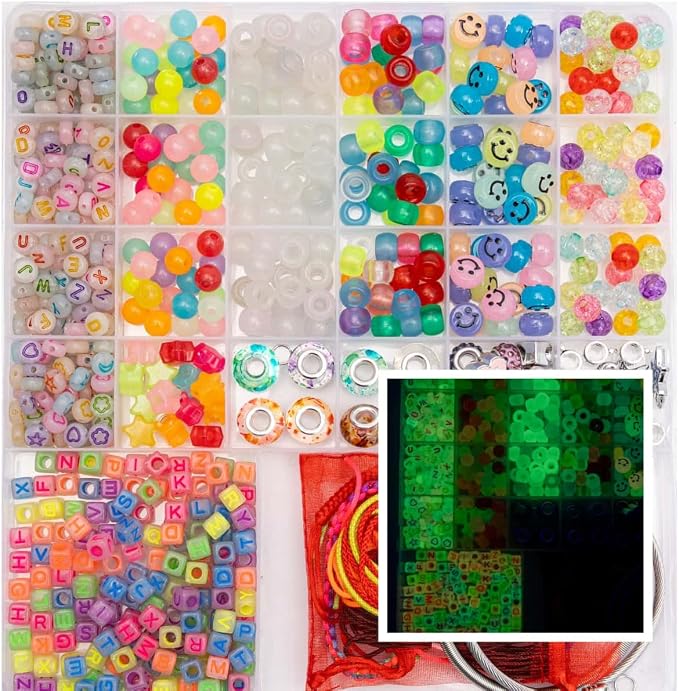 Hardy Guo Clay Beads Glow Beads Bracelet Making Kit Beads - Image 7