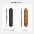 GERMANIKURE Slanted Tweezers in Leather Case - Image 6