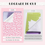 Tintnut Leopard Permanent Vinyl 8 Sheets 12x10in Pink Adhesive Vinyl | Cheetah - Image 4