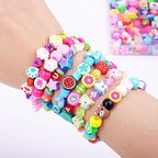 2880pcs Polymer Clay Beads Bracelet Making kit, Cute Fun Beads Sport Ball Fruit - Image 3
