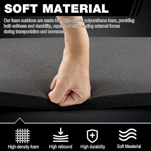 4PCS High Density Polyurethane Foam Sheets - Image 4