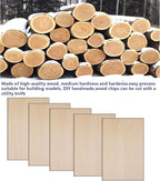 Unfinished Wood Pieces, Thin Plywood Wood Sheets - Image 2