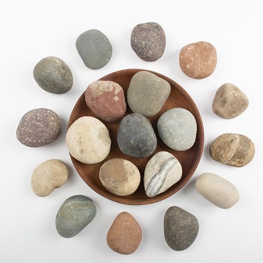 40 LBS Natural Pebbles by LOOIOOJ
