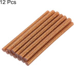 uxcell Mini Hot Glue Sticks for Glue Gun 7mm x 100mm Glitter Bronze Gold 12pcs - Image 3