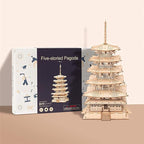 Rowood 3D Puzzles for Adults, Wooden Model Kits for Adults to Build, Gift on - Image 5