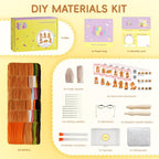LUDOTEK Needle Felting Kit, Wool Felt Needle Felting Tools Foam Pad, Craft - Image 3