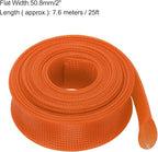 uxcell Expandable Sleeving, 2-inch 25ft Cable Sleeve - Image 3