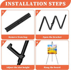 Easel Stand for Sign, Lightweight Adjustable Tripod Art Easel Stand for Wedding - Image 4
