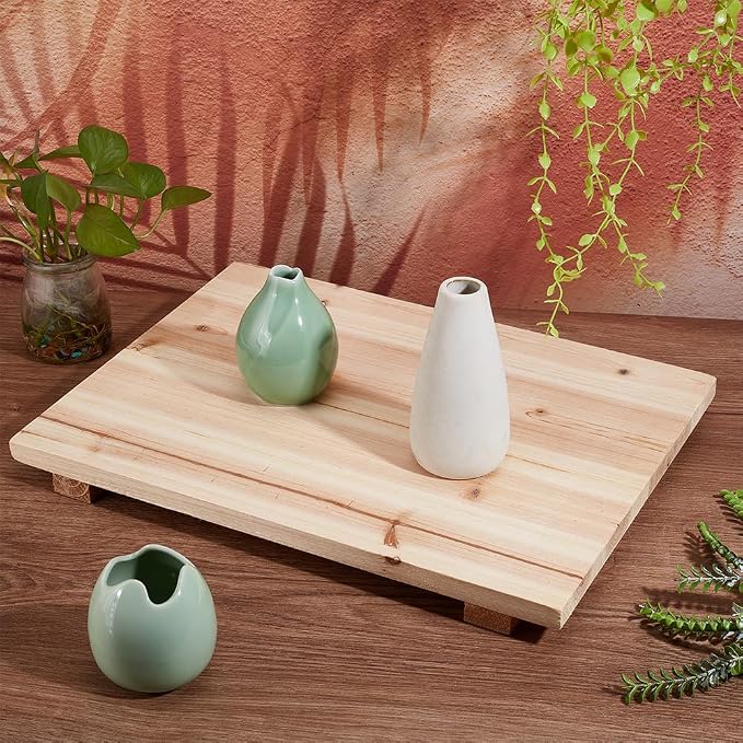 BENECREAT 11.8x15.75 Inch Clay Board Wooden Mat Mud Board, Clay Drying Board - Image 5
