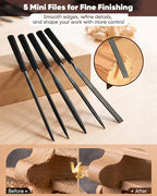 SakerNeo 35PCS Wood Carving Kit Whittling Knife Set - Image 4