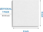GOTIDEAL Stretched Canvases for Painting, 8x8 Inch Set of 7, Primed White - Image 2