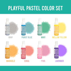 SEI 8 Pack Playful Pastel Tie Dye Spray Kit, Tye Dye Kits - Image 2