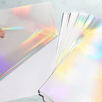 Clabby 36 Sheets Holographic Sticker Paper A4 Vinyl Holographic Laminate Sheets - Image 7