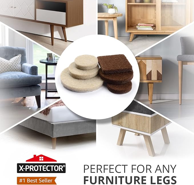 Felt Furniture Pads X-PROTECTOR 133 PCS Premium Furniture Pads - Image 2