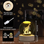 MAIBAOTA 3D Giraffe Decor Crystal Ball 2.4 Inches Glass Ball Giraffe Gifts - Image 3