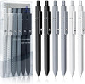 UIXJODO 6 Pcs Gel Pens 0.5mm Quick Dry Black Ink Pens Fine Point Smooth Writing by UIXJODO