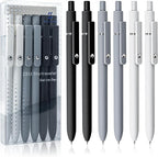 UIXJODO 6 Pcs Gel Pens 0.5mm Quick Dry Black Ink Pens Fine Point Smooth Writing by UIXJODO