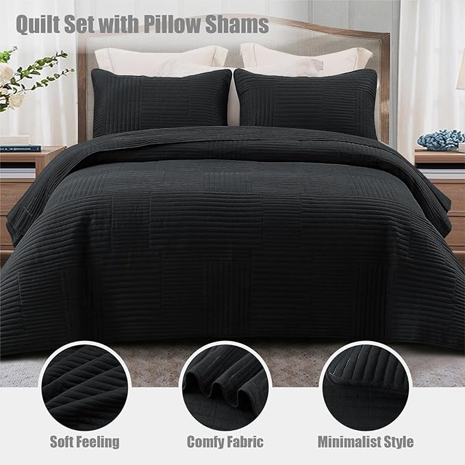 Whale Flotilla Ultra Soft California King Quilt Bedding Set, Lightweight - Image 2