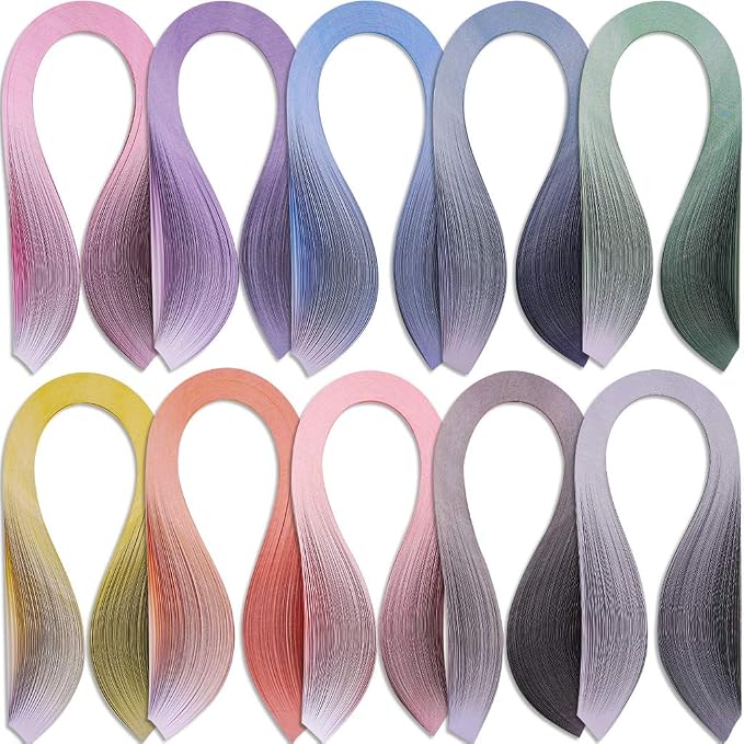 JUYA Paper Quilling Gradient Series Set 10 Colors QP388 - Image 4