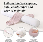 Body Pillow for Adults, Long Round Pillow, Big Cylindrical Pillow, Large Full - Image 4
