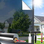 Window Privacy Film One Way Daytime Privacy Static Cling Sun Blocking Anti UV by Unknown