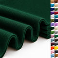 Hunter Green Large Felt Fabric 36" x 36", 1.4 mm Soft Felt Sheet, Nonwoven by ZANEXIR