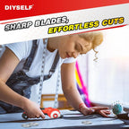 DIYSELF 45mm Rotary Cutter for Fabric, Fabric Cutter Rotary Tool - Image 2