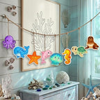 80PCS Unfinished Ornament Wood Crafts, Painting Blank Wooden Cutouts | DIY 10 - Image 6