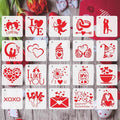 JULMELON Valentine's Day Stencils by JULMELON