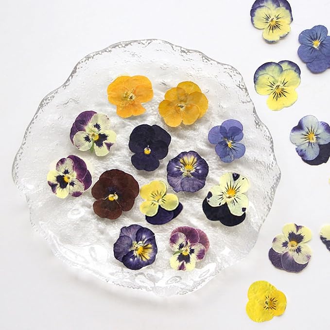 54 Pcs Dried Pressed Flowers for Resin DIY Art Crafts Natural Dry Floral Epoxy by TopFunny