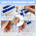 RUIQLXHANG Punch Needle Kits for Beginners, Cute Cartoon Highland Cow - Image 4