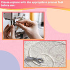 3Pcs Free Motion Quilting Templates - Image 6