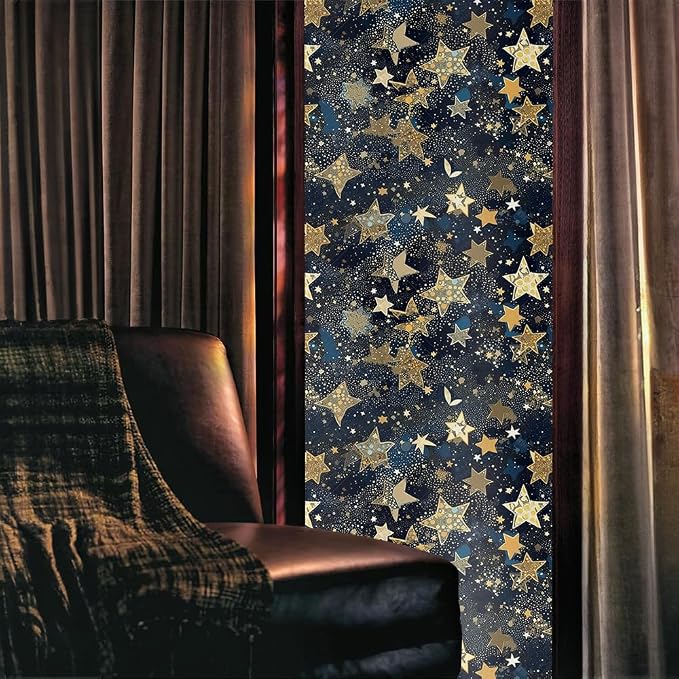 Creative Glitter Star 16“x118 Window Films Decorative Window Privacy Film - Image 2