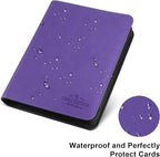 Trading Card Binder 16 Pocket, Foalgo PU Cover Card Binder - Image 3