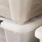 IRIS USA 54 Quart Stackable Plastic Storage Bins - Image 9