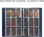 108 Pockets Pressed Penny Collecting Album Book, Portable Smashed Pressed Penny - Image 4