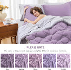 MUXHOMO 7 Pieces Full Comforter Set, Reversible Bed in a Bag Full Size - Image 4
